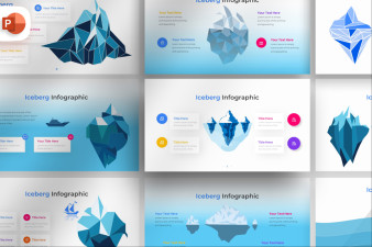 Iceberg PowerPoint Infographic Template